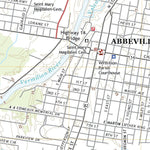 United States Geological Survey Abbeville West, LA (2020, 24000-Scale) digital map