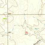 United States Geological Survey Abbey Hill, ND (1973, 24000-Scale) digital map
