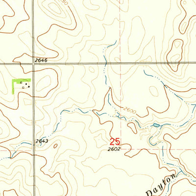 United States Geological Survey Abbey Hill, ND (1973, 24000-Scale) digital map