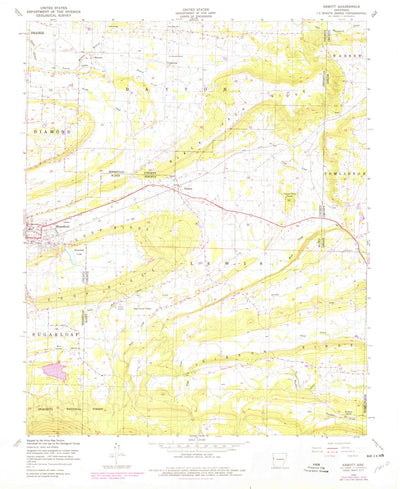United States Geological Survey Abbott, AR (1948, 24000-Scale) digital map