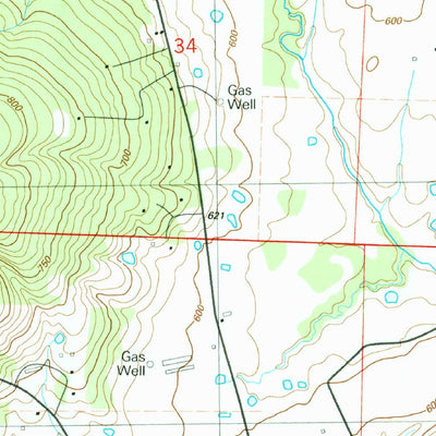 United States Geological Survey Abbott, AR (1987, 24000-Scale) digital map