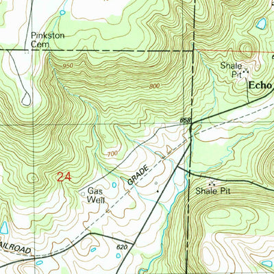 United States Geological Survey Abbott, AR (1987, 24000-Scale) digital map