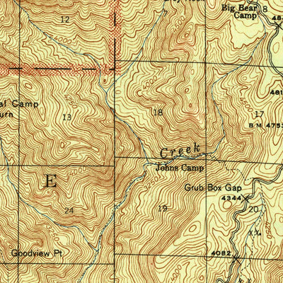 United States Geological Survey Abbott Butte, OR (1947, 62500-Scale) digital map