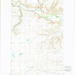United States Geological Survey Abbott Lake, MT (1985, 24000-Scale) digital map