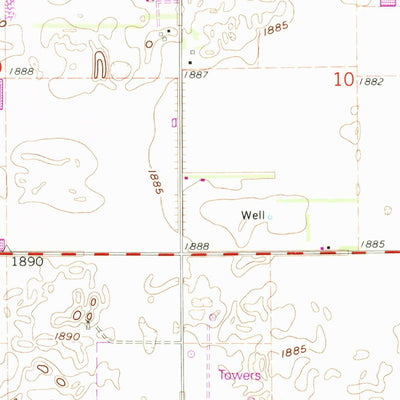 United States Geological Survey Abbott, NE (1962, 24000-Scale) digital map