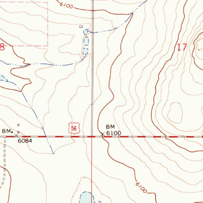 United States Geological Survey Abbott, NM (1965, 24000-Scale) digital map