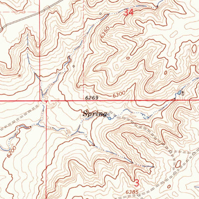 United States Geological Survey Abbott, NM (1965, 24000-Scale) digital map