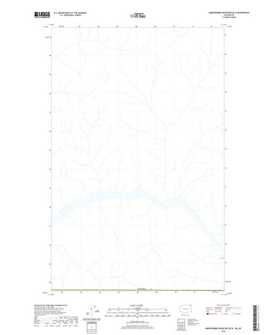 United States Geological Survey Abercrombie Mountain OE N, WA (2020, 24000-Scale) digital map