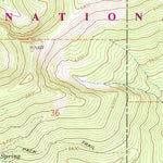United States Geological Survey Abercrombie Mountain, WA (1967, 24000-Scale) digital map