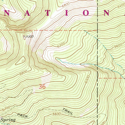 United States Geological Survey Abercrombie Mountain, WA (1967, 24000-Scale) digital map