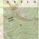 United States Geological Survey Abercrombie Mountain, WA (1992, 24000-Scale) digital map