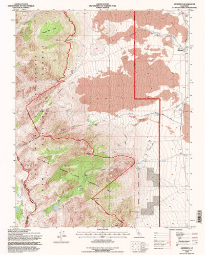 United States Geological Survey Aberdeen, CA (1994, 24000-Scale) digital map