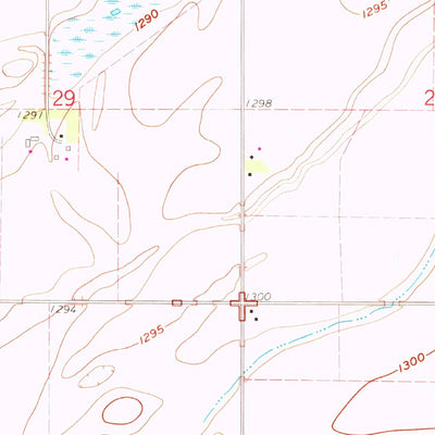 United States Geological Survey Aberdeen East, SD (1960, 24000-Scale) digital map
