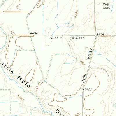 United States Geological Survey Aberdeen, ID (1971, 24000-Scale) digital map
