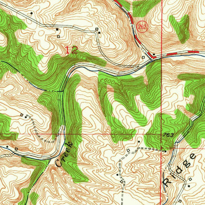 United States Geological Survey Aberdeen, IN-KY (1953, 24000-Scale) digital map