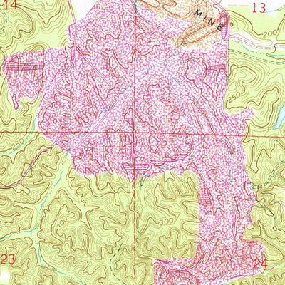 United States Geological Survey Aberdeen, MS (1966, 24000-Scale) digital map