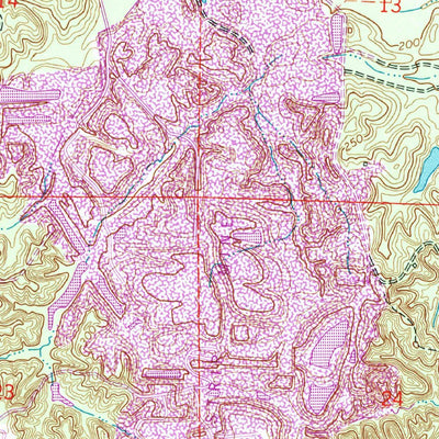 United States Geological Survey Aberdeen, MS (1992, 24000-Scale) digital map