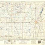United States Geological Survey Aberdeen, SD-ND (1956, 250000-Scale) digital map