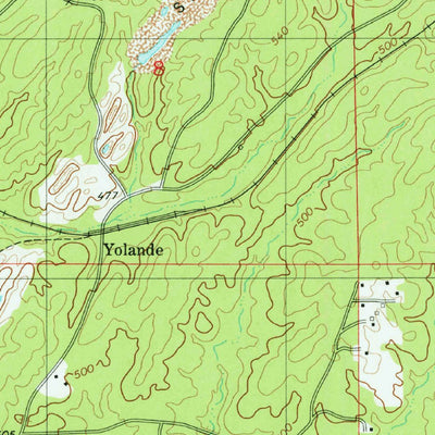 United States Geological Survey Abernant, AL (1980, 24000-Scale) digital map