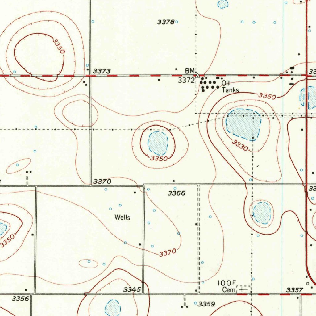 Abernathy, TX (1957, 62500Scale) Map by United States Geological