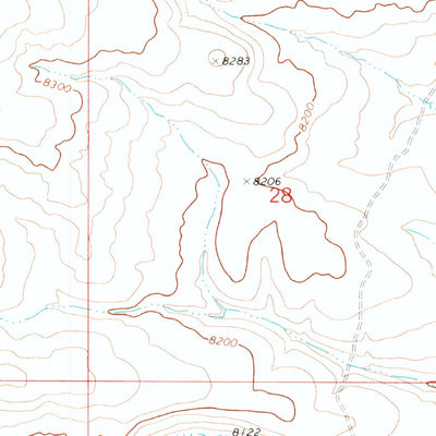 United States Geological Survey Abes Knoll, UT (1969, 24000-Scale) digital map