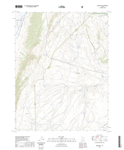 United States Geological Survey Abes Knoll, UT (2023, 24000-Scale) digital map