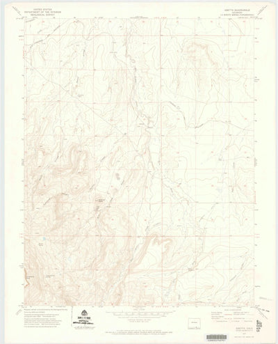 United States Geological Survey Abeyta, CO (1971, 24000-Scale) digital map