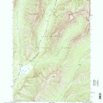United States Geological Survey Abiathar Peak, WY (1991, 24000-Scale) digital map