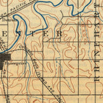 United States Geological Survey Abilene, KS (1894, 125000-Scale) digital map