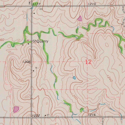 United States Geological Survey Abilene SW, KS (1963, 24000-Scale) digital map
