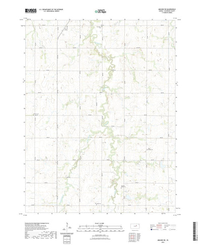 United States Geological Survey Abilene SW, KS (2022, 24000-Scale) digital map