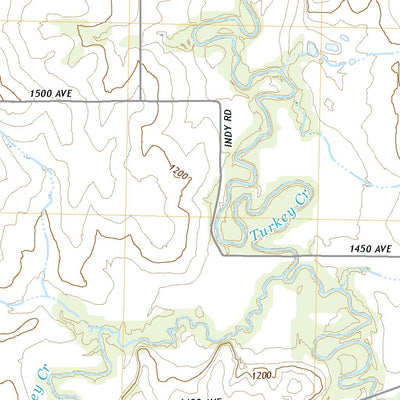 United States Geological Survey Abilene SW, KS (2022, 24000-Scale) digital map