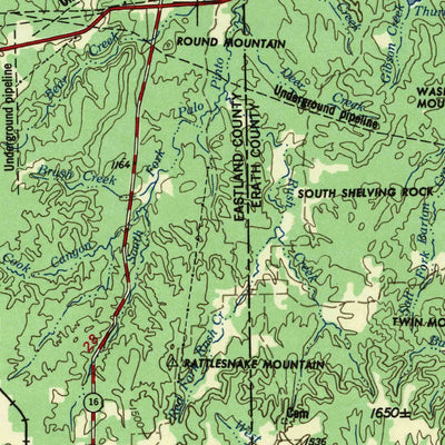 United States Geological Survey Abilene, TX (1958, 250000-Scale) digital map