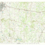 United States Geological Survey Abilene, TX (1985, 100000-Scale) digital map