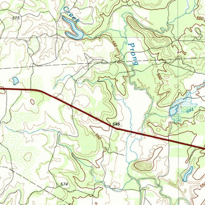 United States Geological Survey Abilene, TX (1985, 100000-Scale) digital map
