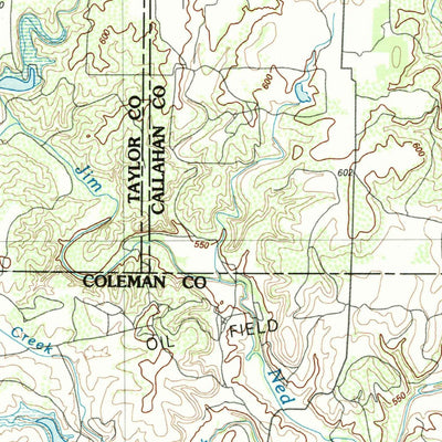 United States Geological Survey Abilene, TX (1985, 100000-Scale) digital map