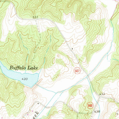 United States Geological Survey Abilene, VA (1968, 24000-Scale) digital map