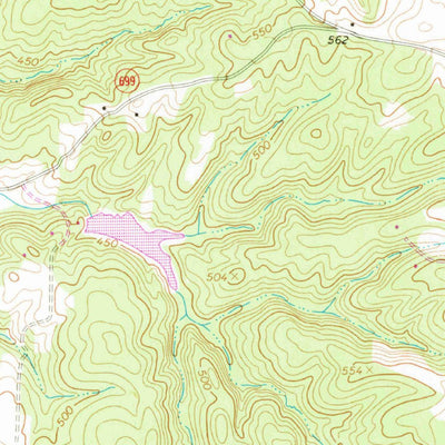United States Geological Survey Abilene, VA (1968, 24000-Scale) digital map