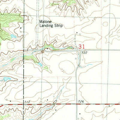 United States Geological Survey Abingdon, IL (1982, 24000-Scale) digital map