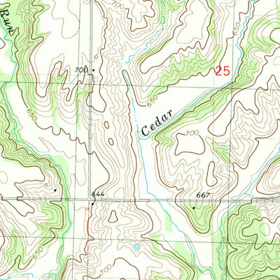 United States Geological Survey Abingdon, IL (1982, 24000-Scale) digital map