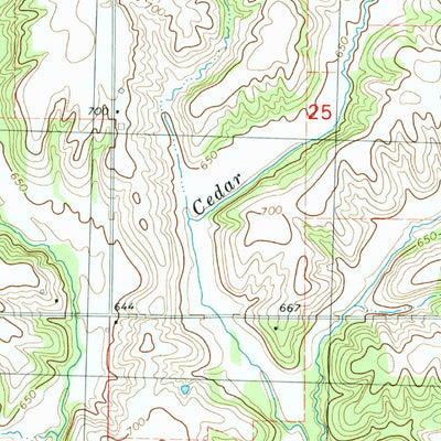 United States Geological Survey Abingdon, IL (1998, 24000-Scale) digital map