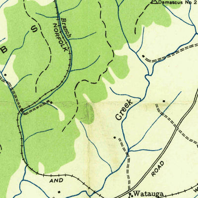 United States Geological Survey Abingdon, VA (1935, 24000-Scale) digital map