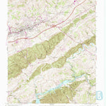 United States Geological Survey Abingdon, VA (1960, 24000-Scale) digital map