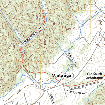 United States Geological Survey Abingdon, VA (2022, 24000-Scale) digital map