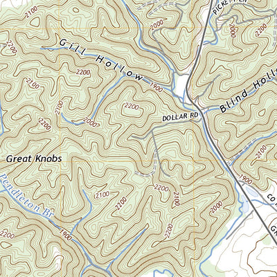 United States Geological Survey Abingdon, VA (2022, 24000-Scale) digital map