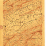 United States Geological Survey Abingdon, VA-TN-NC (1894, 125000-Scale) digital map