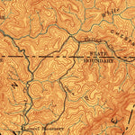 United States Geological Survey Abingdon, VA-TN-NC (1894, 125000-Scale) digital map