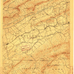 United States Geological Survey Abingdon, VA-TN-NC (1909, 125000-Scale) digital map
