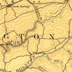 United States Geological Survey Abingdon, VA-TN-NC (1909, 125000-Scale) digital map