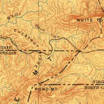 United States Geological Survey Abingdon, VA-TN-NC (1909, 125000-Scale) digital map